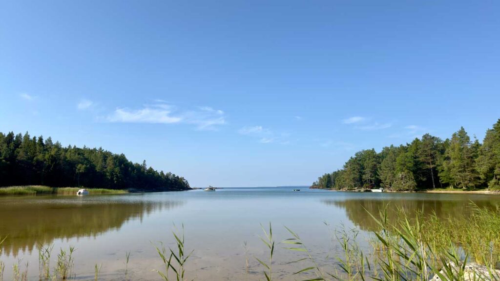 Ytblick från Vänneviken nära Harge Uddar